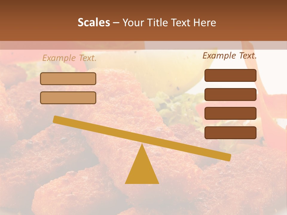 Delicious Background Square PowerPoint Template