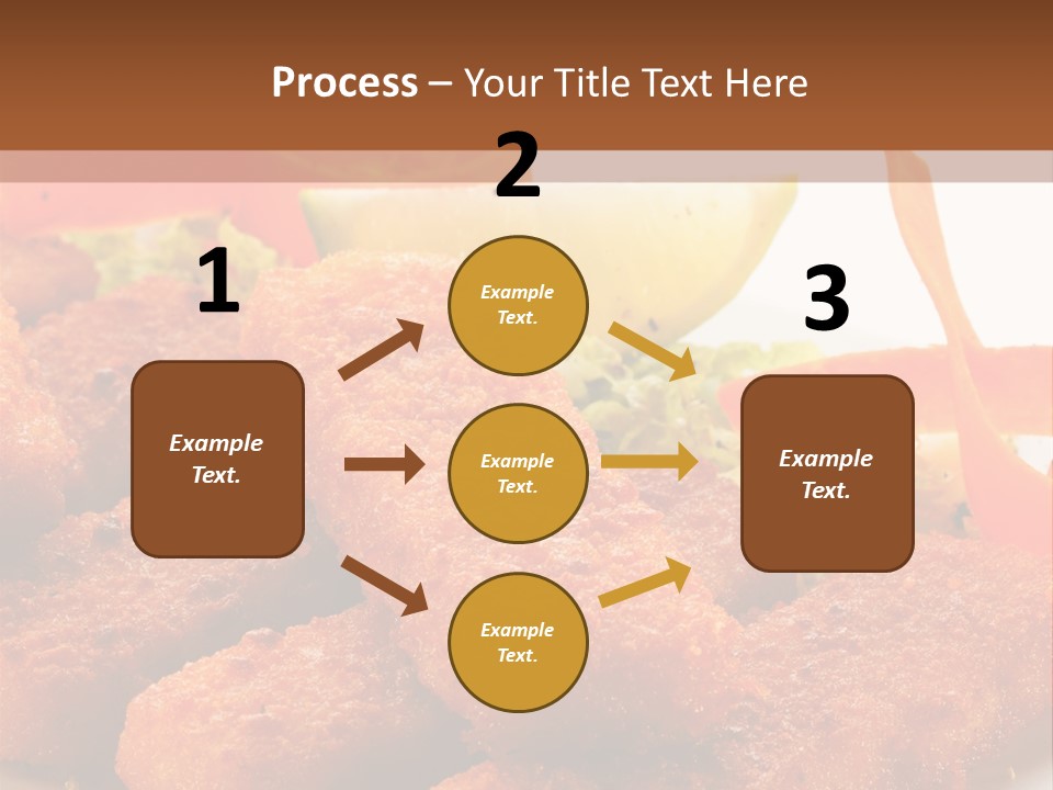 Delicious Background Square PowerPoint Template