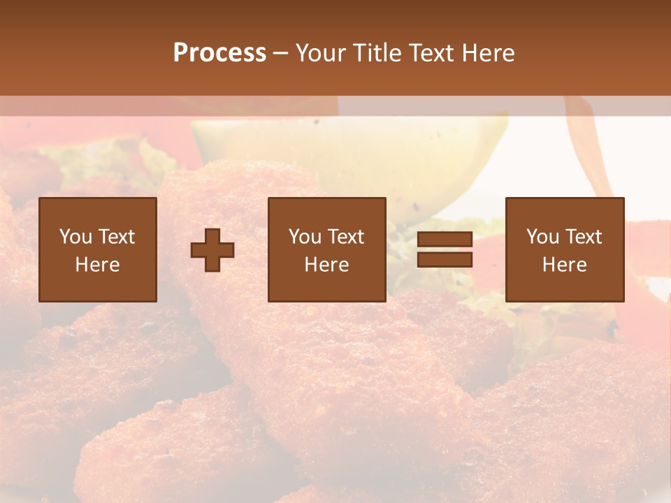 Delicious Background Square PowerPoint Template