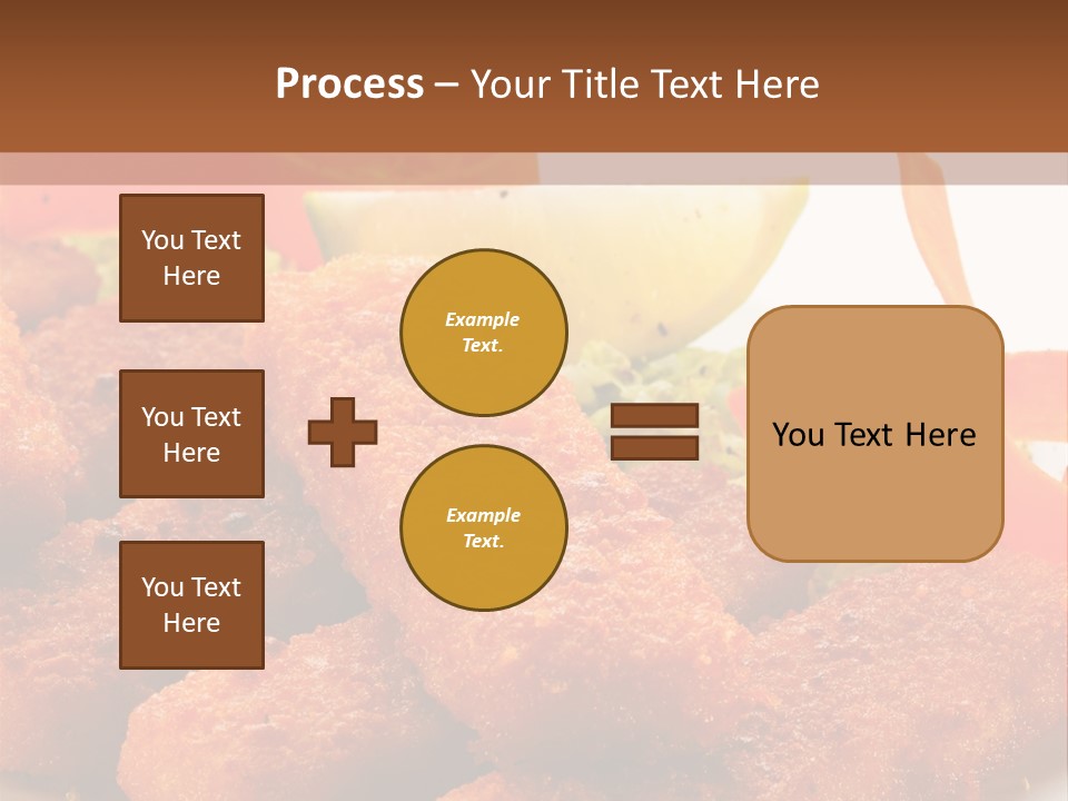 Delicious Background Square PowerPoint Template