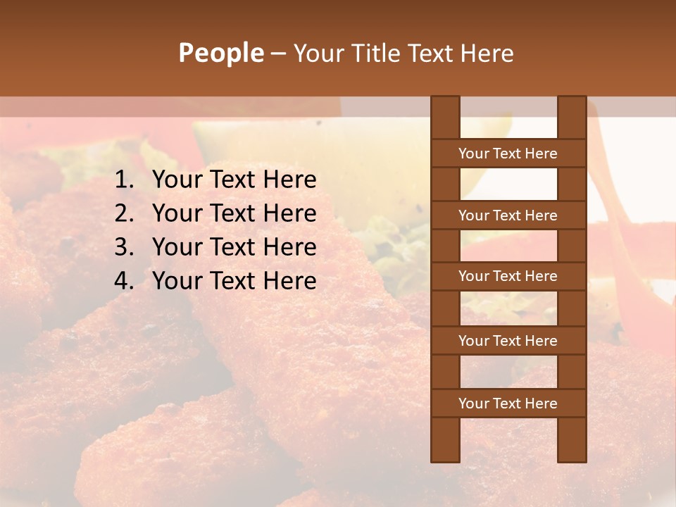 Delicious Background Square PowerPoint Template