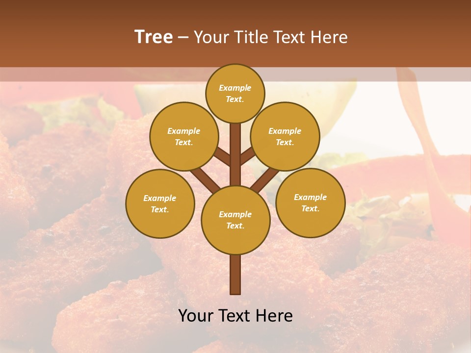 Delicious Background Square PowerPoint Template