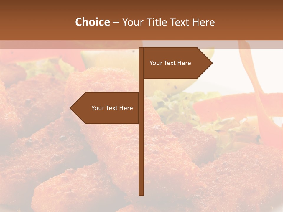 Delicious Background Square PowerPoint Template