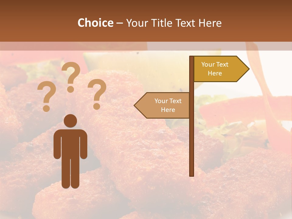 Delicious Background Square PowerPoint Template