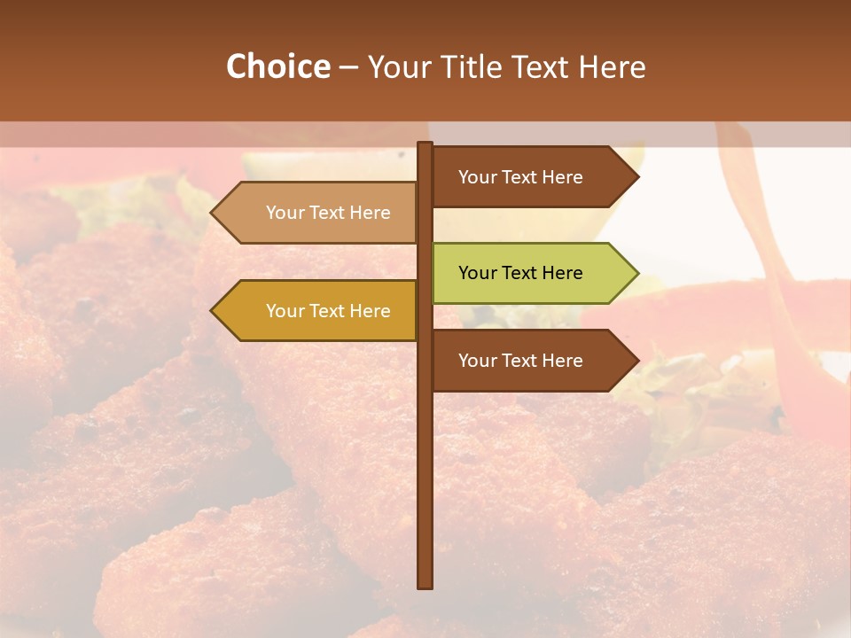 Delicious Background Square PowerPoint Template