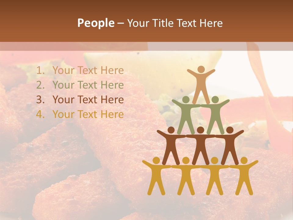 Delicious Background Square PowerPoint Template