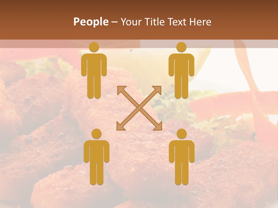 Delicious Background Square PowerPoint Template