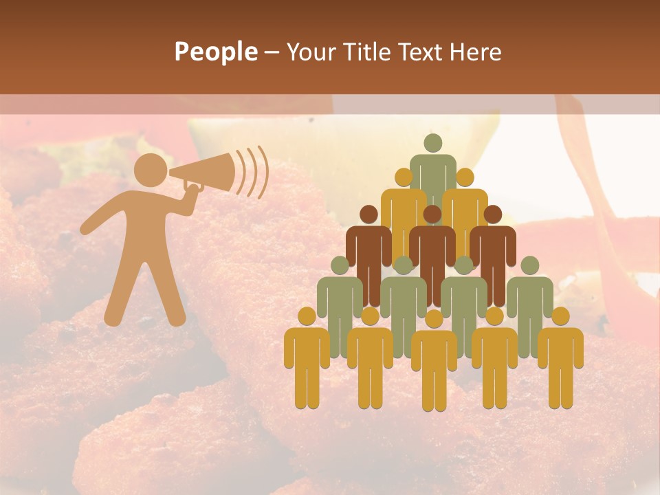 Delicious Background Square PowerPoint Template