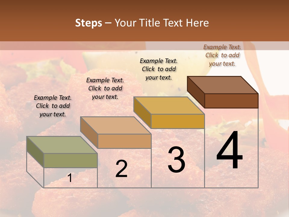 Delicious Background Square PowerPoint Template