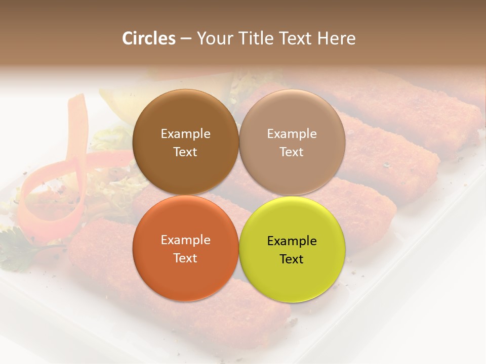 Orange Stick Finger PowerPoint Template