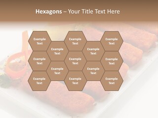 Orange Stick Finger PowerPoint Template