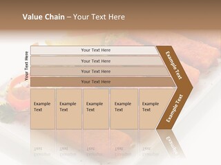 Orange Stick Finger PowerPoint Template