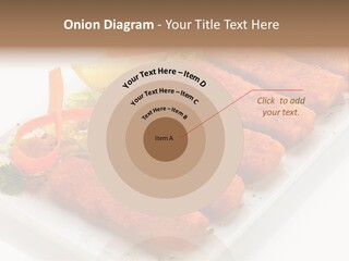Orange Stick Finger PowerPoint Template