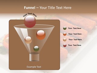 Orange Stick Finger PowerPoint Template
