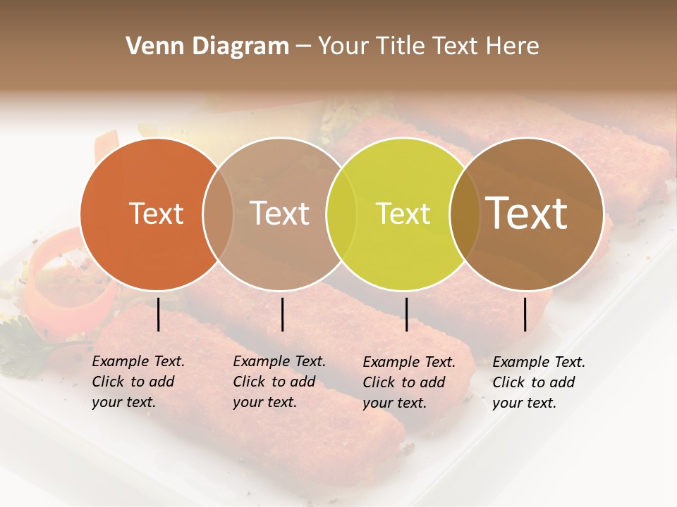 Orange Stick Finger PowerPoint Template