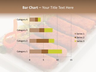 Orange Stick Finger PowerPoint Template