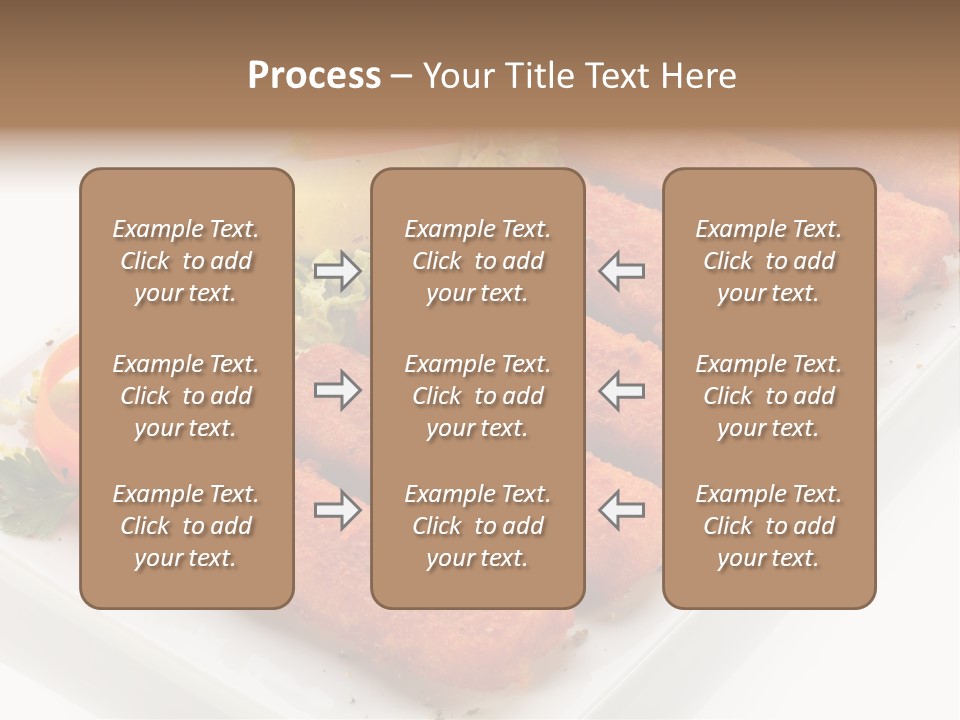 Orange Stick Finger PowerPoint Template