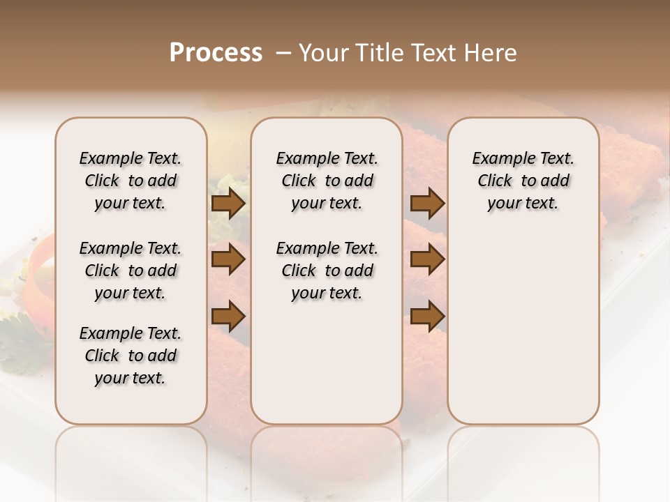 Orange Stick Finger PowerPoint Template