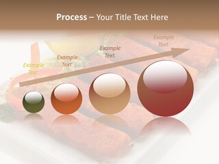 Orange Stick Finger PowerPoint Template