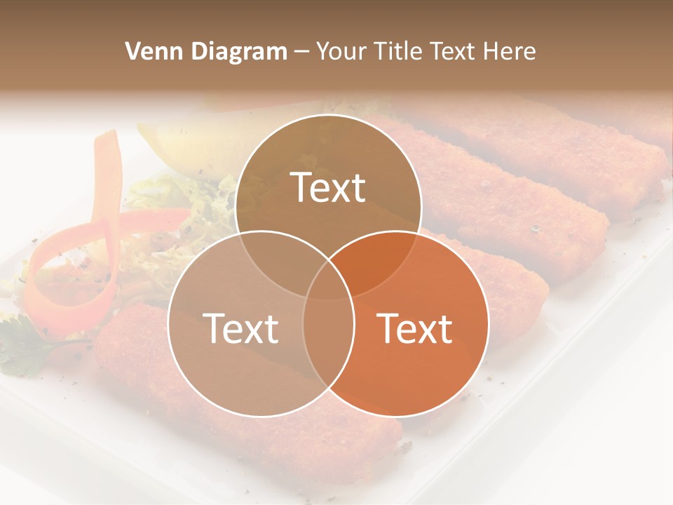 Orange Stick Finger PowerPoint Template