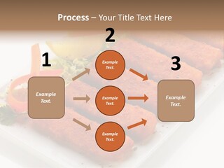 Orange Stick Finger PowerPoint Template