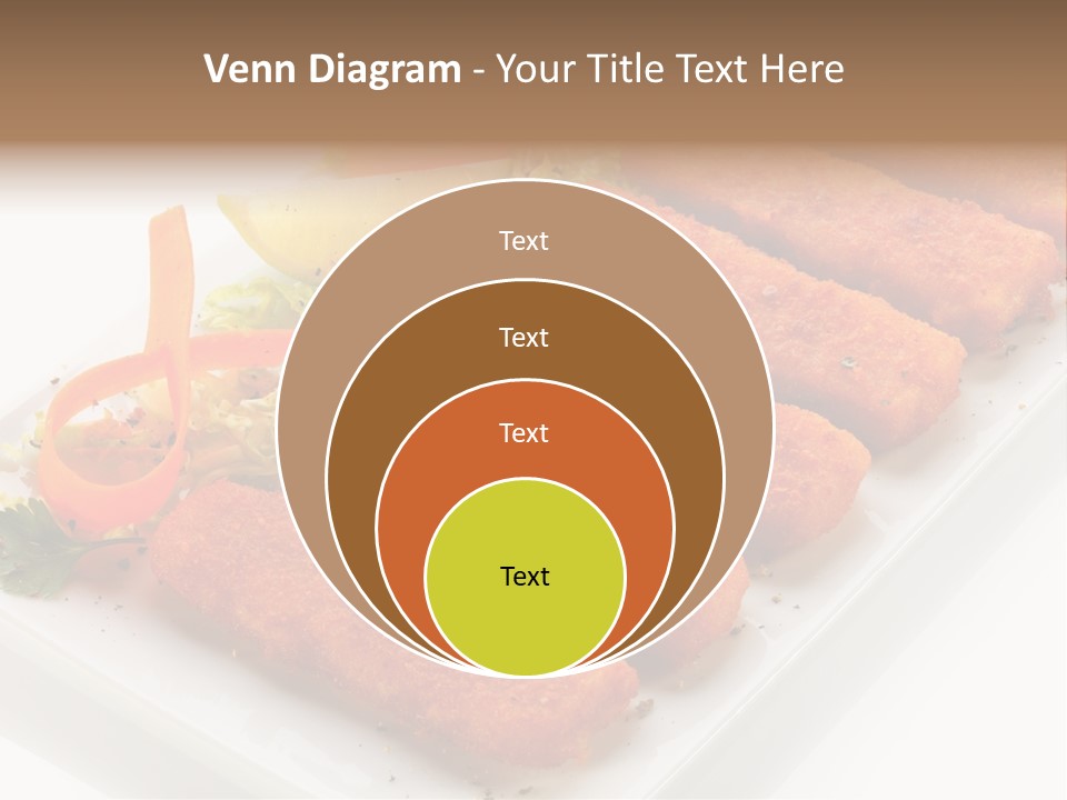 Orange Stick Finger PowerPoint Template