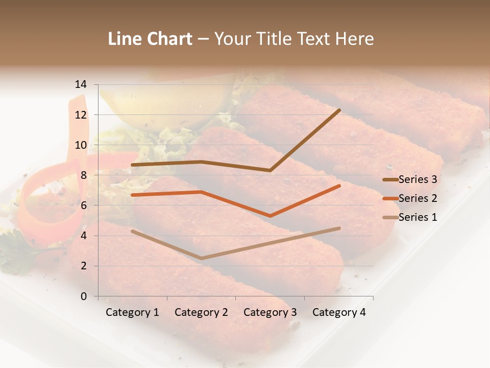 Orange Stick Finger PowerPoint Template