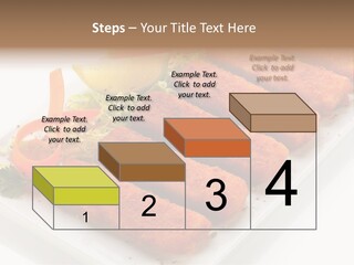 Orange Stick Finger PowerPoint Template