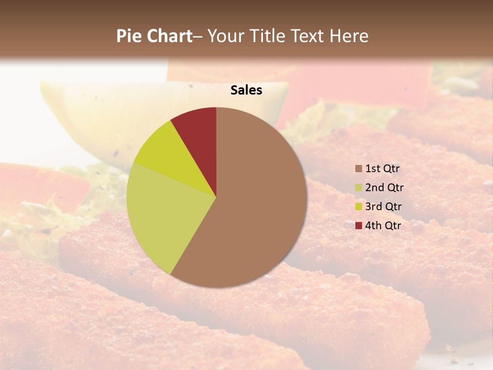 Lunch Food Fingers PowerPoint Template