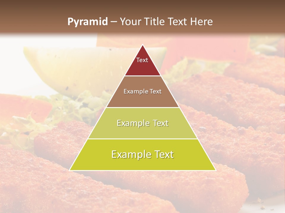Lunch Food Fingers PowerPoint Template