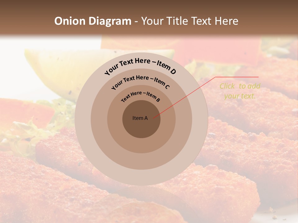 Lunch Food Fingers PowerPoint Template