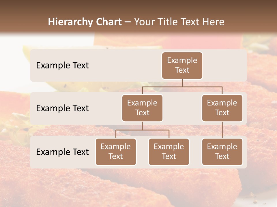 Lunch Food Fingers PowerPoint Template