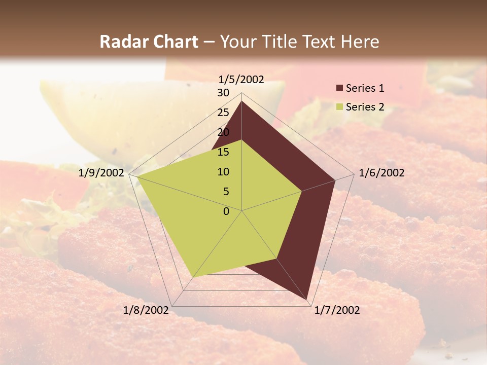 Lunch Food Fingers PowerPoint Template