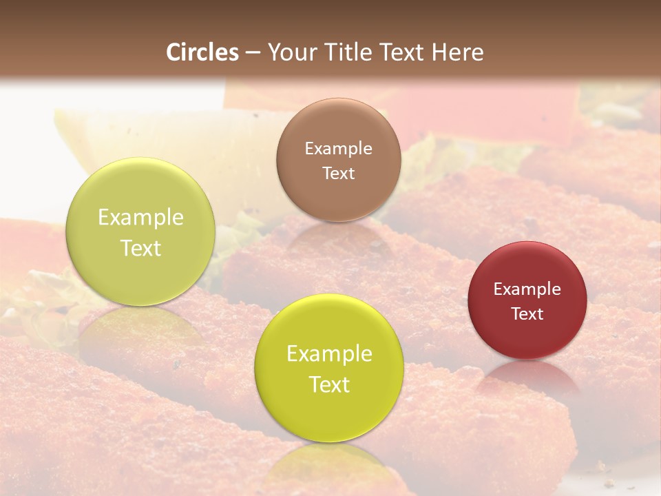 Lunch Food Fingers PowerPoint Template