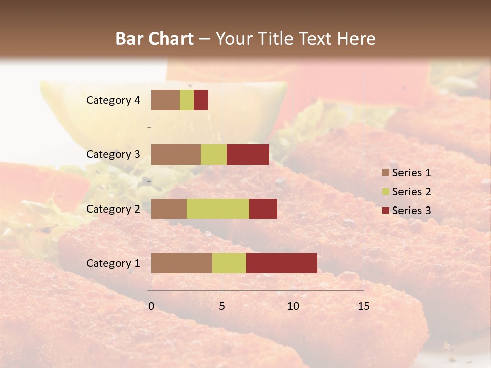 Lunch Food Fingers PowerPoint Template