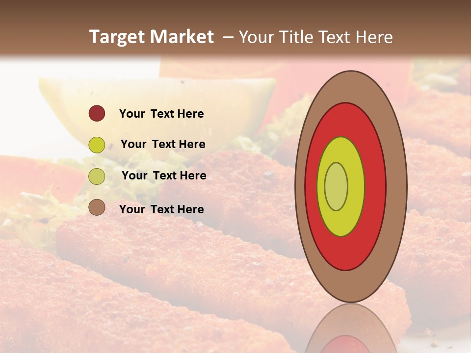 Lunch Food Fingers PowerPoint Template