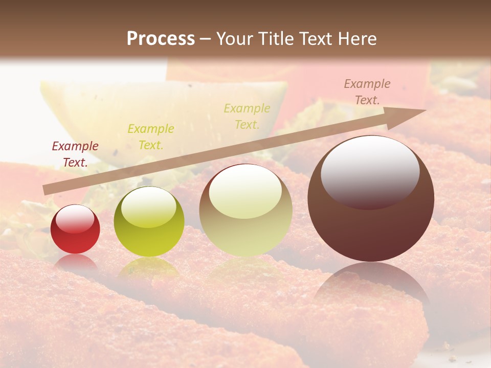 Lunch Food Fingers PowerPoint Template