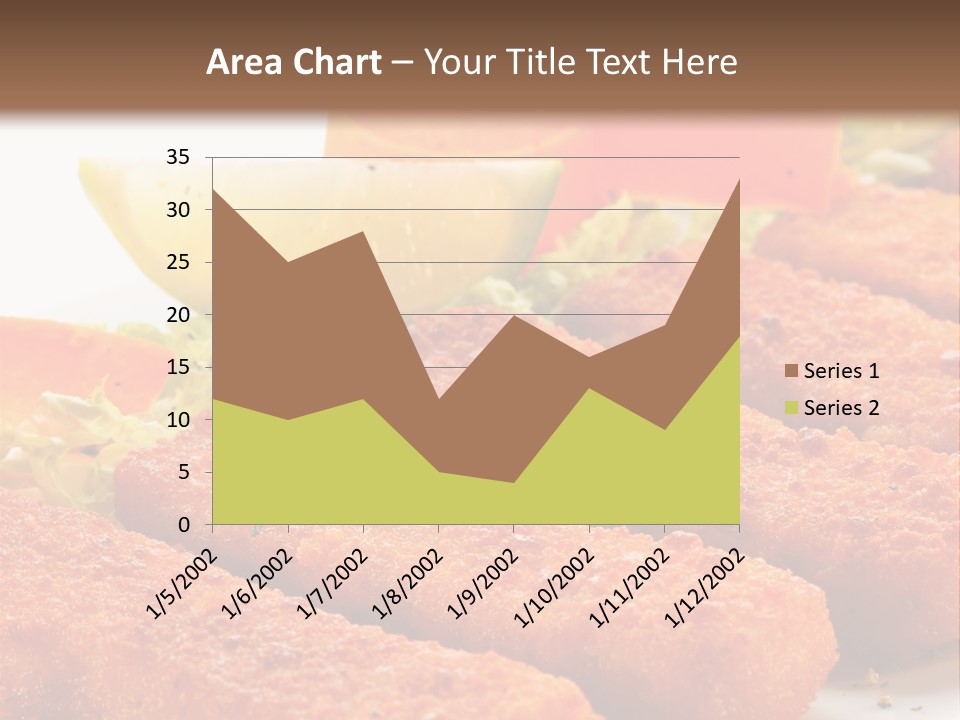 Lunch Food Fingers PowerPoint Template