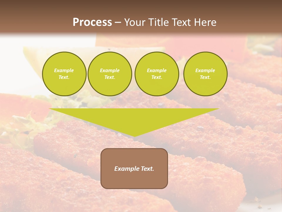 Lunch Food Fingers PowerPoint Template