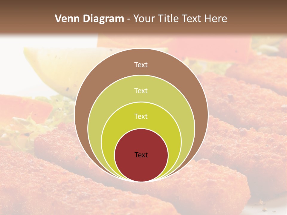 Lunch Food Fingers PowerPoint Template