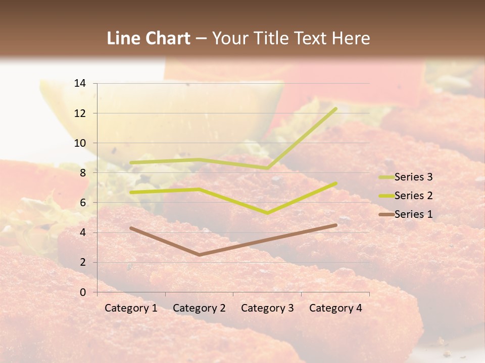 Lunch Food Fingers PowerPoint Template