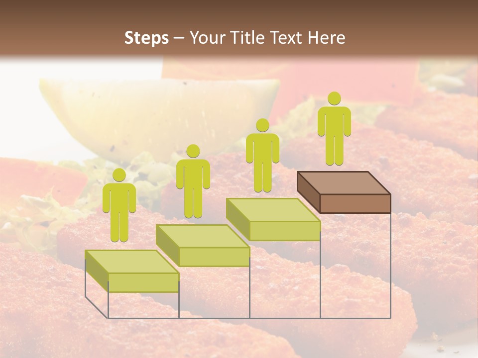 Lunch Food Fingers PowerPoint Template