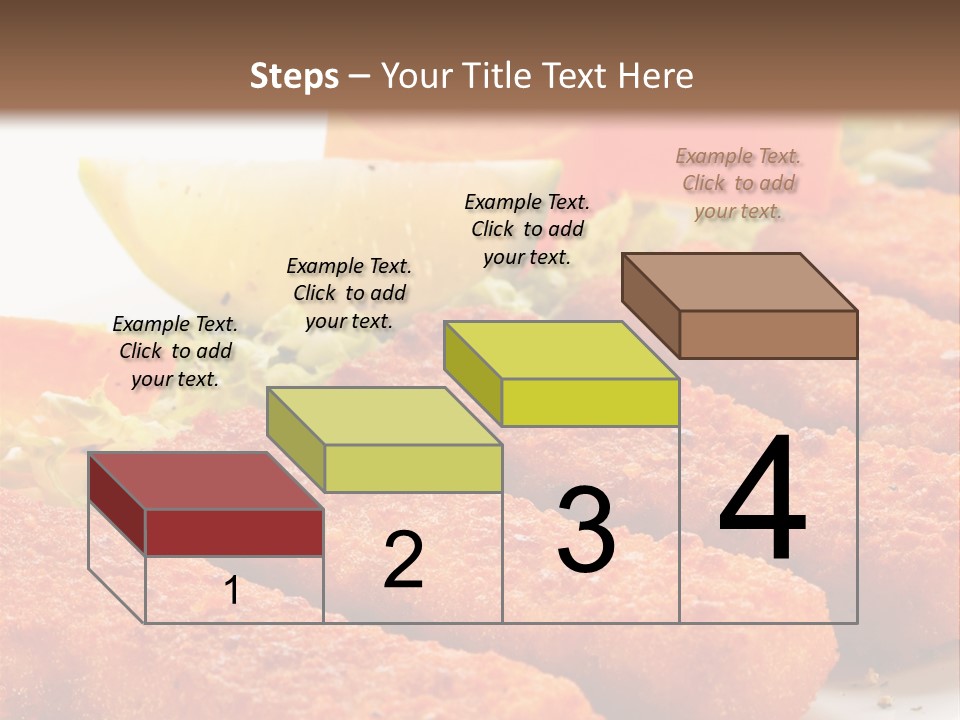 Lunch Food Fingers PowerPoint Template