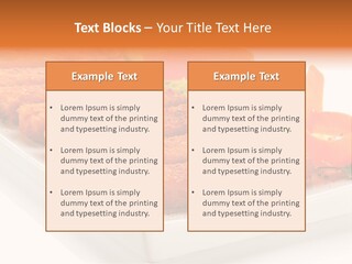 Vegetables Orange Background PowerPoint Template