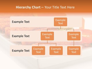 Vegetables Orange Background PowerPoint Template