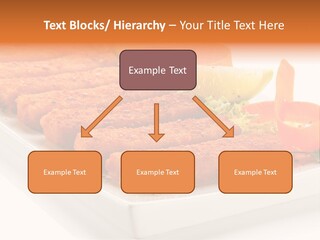Vegetables Orange Background PowerPoint Template