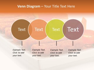 Vegetables Orange Background PowerPoint Template
