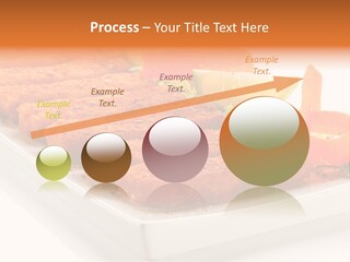 Vegetables Orange Background PowerPoint Template