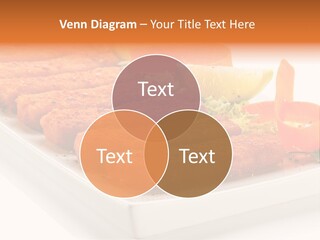 Vegetables Orange Background PowerPoint Template