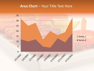 Vegetables Orange Background PowerPoint Template